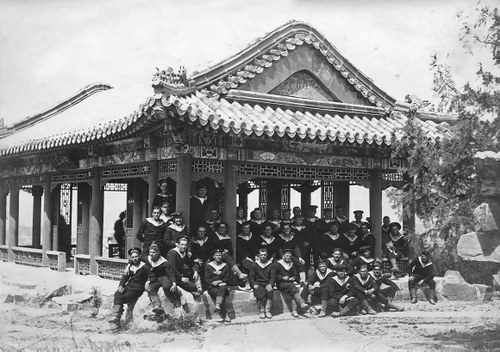 Ausflüge in das Umland von Peking, 1913 (Slovenski Etnografski Muzej, Album Viljem Pečar)
