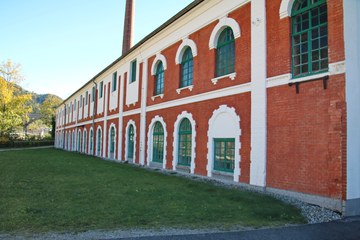 Nördliche Fabrikshalle der Papierfabrik Eduard Musils von Mollenbruck, 1882–1892 (© Elisabeth Vavra)